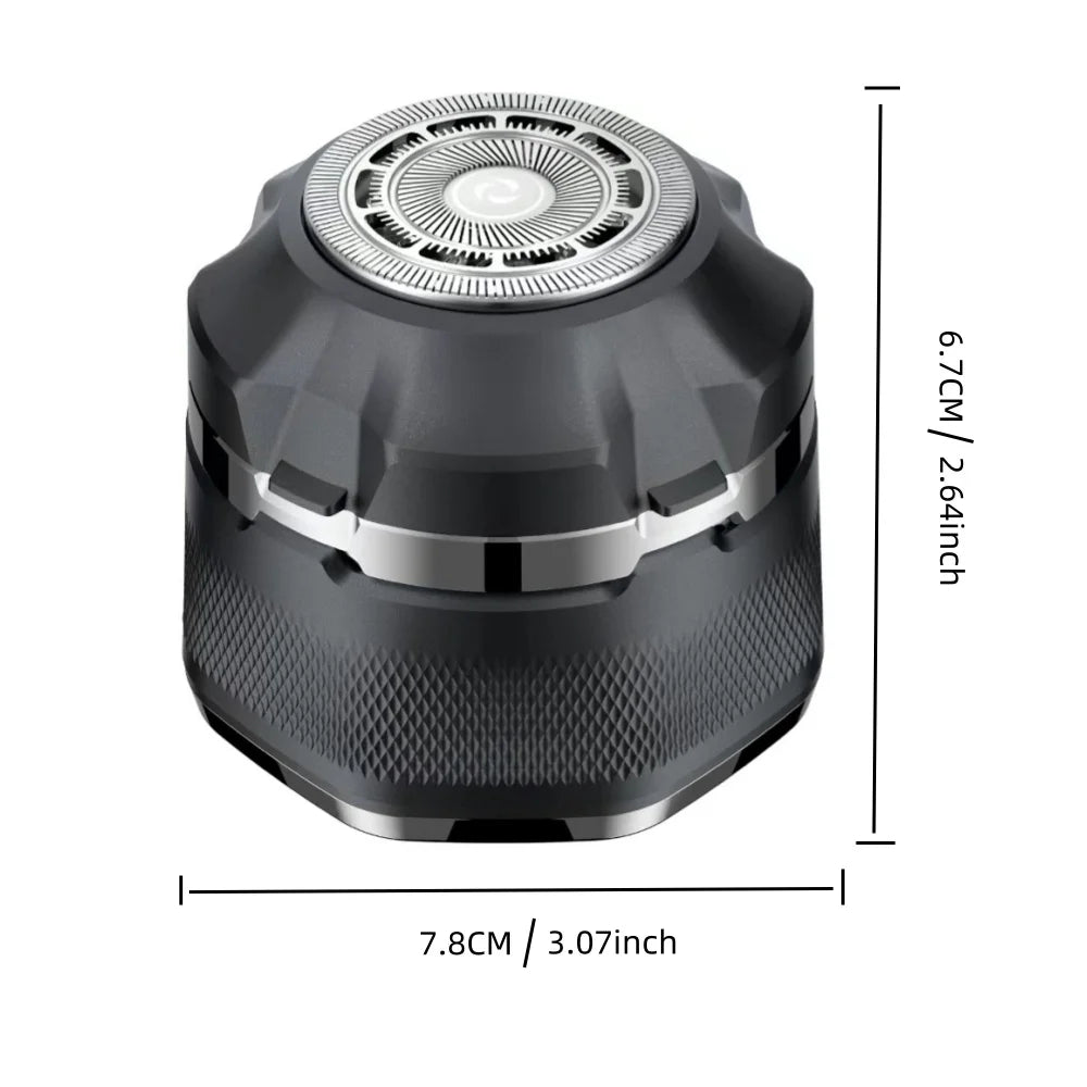 Afeitadora eléctrica para hombre, potente Máquina para cortar cabello de un solo cabezal, afeitadora de cabeza seca y húmeda para recortadora de barba calva recargable