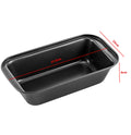 LMETJMA, sartén antiadherente para hornear pan, sartén para pan tostado de acero al carbono, utensilios de cocina rectangulares para hornear para Brownies, pan de carne JT233