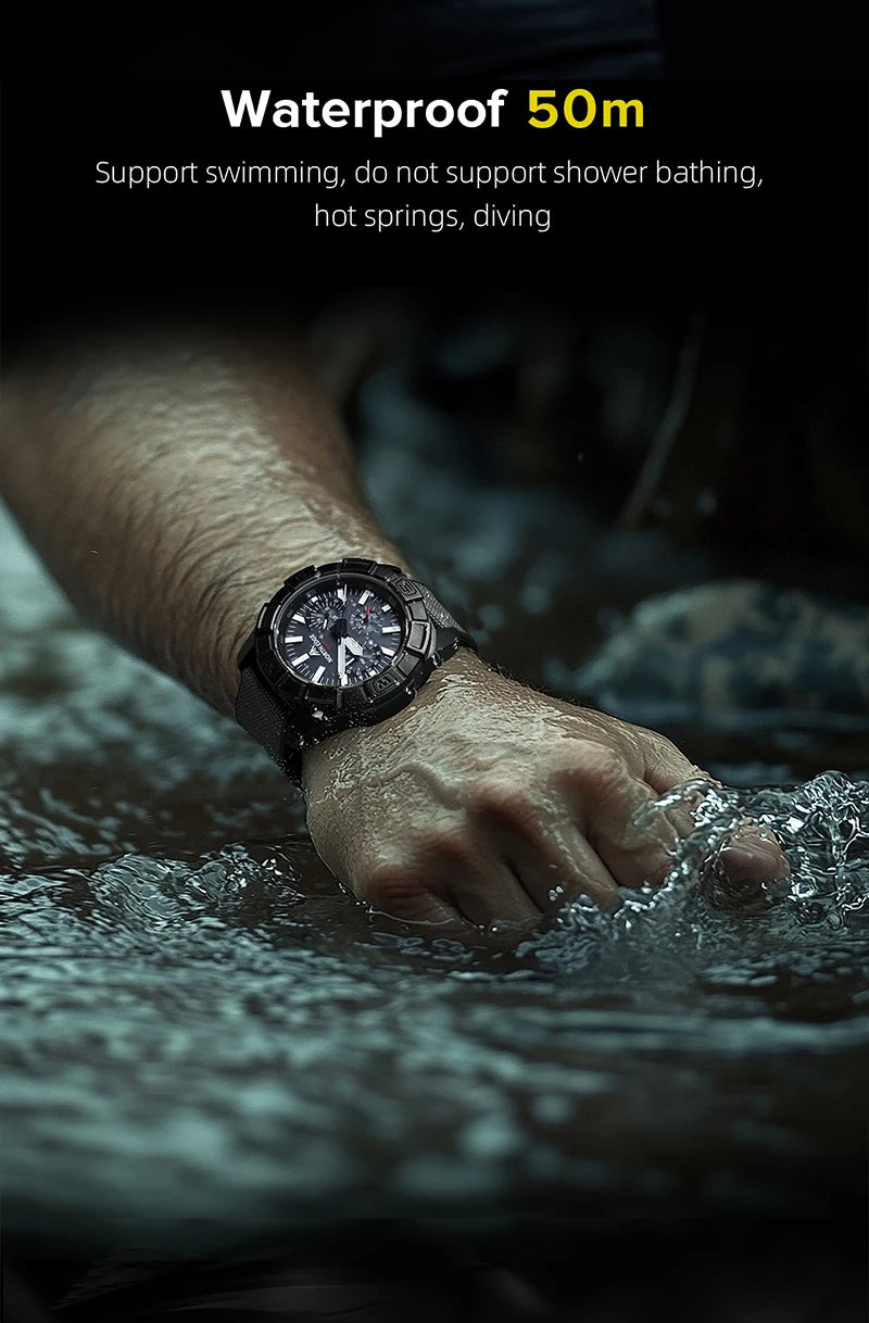 NORTH EDGE BLAZE Reloj de Cuarzo Solar Militar