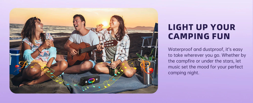 Altavoz Bluetooth Ortizan, Altavoz portátil con sonido estéreo fuerte de 16 W, 24 horas de reproducción, Altavoces inalámbricos Bluetooth 5.3, graves profundos,