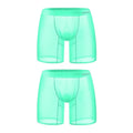 1/2/3 Uds. Ropa interior de seda helada para hombre, Boxer antibacteriano transparente sin costuras, pantalones cortos 0,01 de tela ultrafina, calzoncillos transparentes