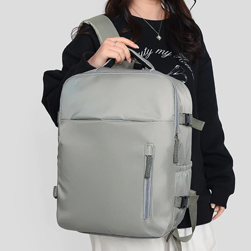 Mochila de Viaje de 39X30X19Cm, Gran Capacidad, Multicapa, para Computadora, para Viajes Cortos (Producto Seleccionado)