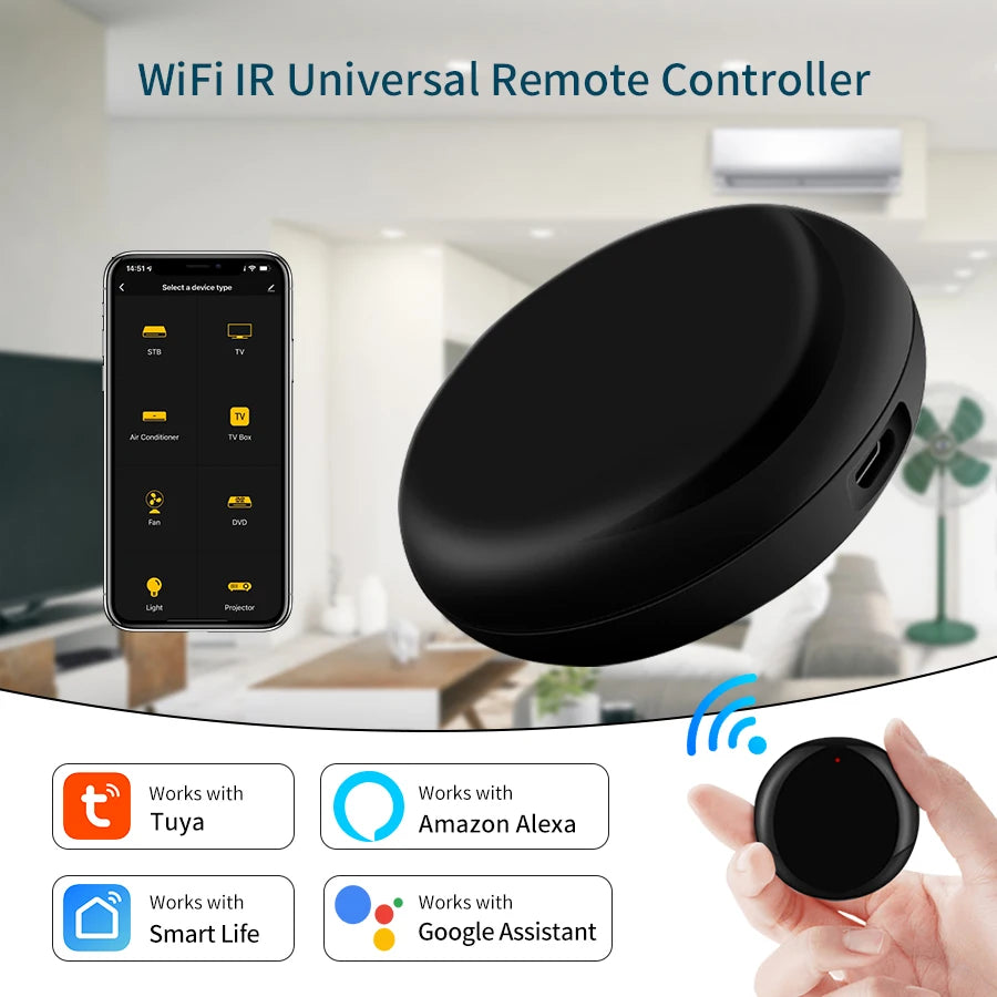 Control Remoto Universal WiFi IR para Aire Acondicionado