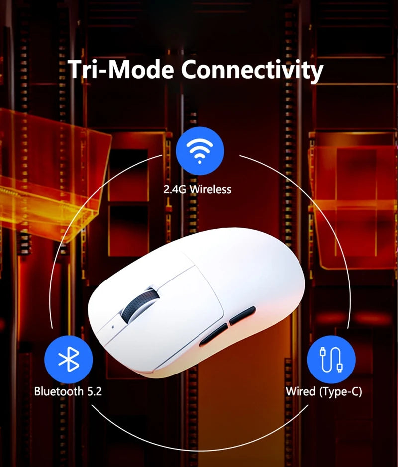 Mouse Gamer Lenovo Tri-Mode, 6000 DPI, RGB, Bluetooth y USB-C