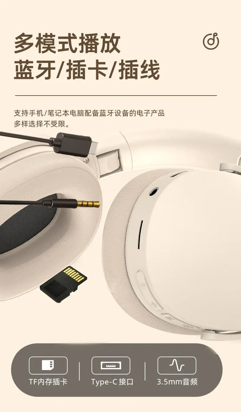 Auriculares Inalámbricos Bluetooth 5.3 HIFI con Micrófono y ANC