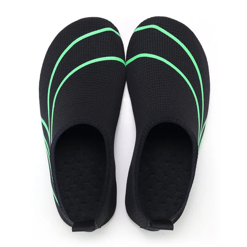 Zapatos acuáticos de secado rápido para hombre, zapatos de playa ligeros de verano para mujer, zapatos de agua suaves para parejas, zapatillas informales flexibles antideslizantes