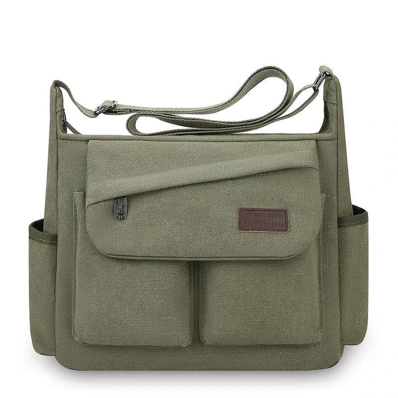 Bolso Bandolera para Hombre con Múltiples Bolsillos para Uso Urbano y Viajes
