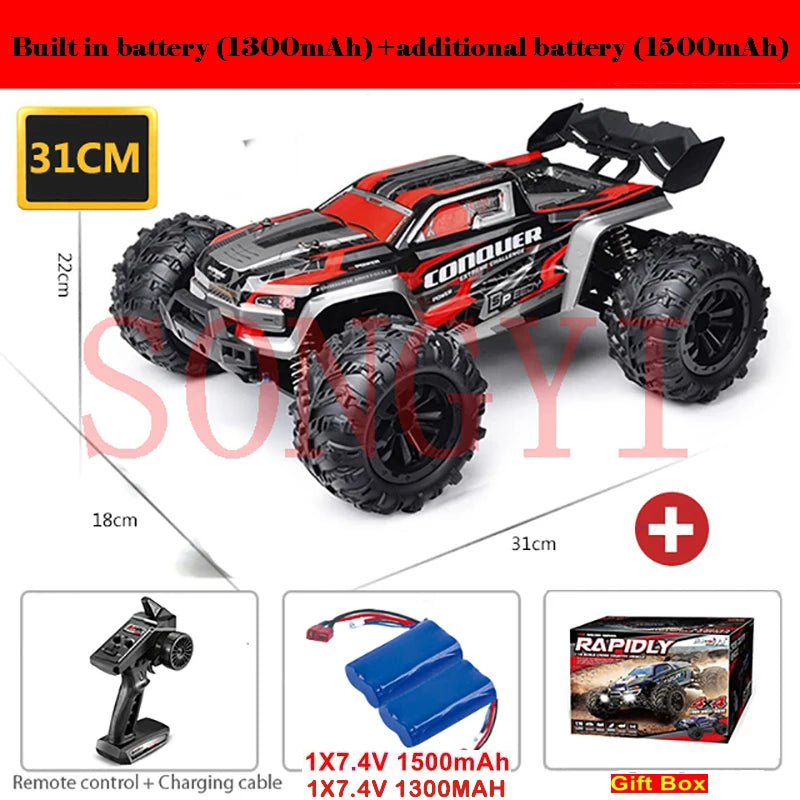 Auto RC 4WD 1:16 de Alta Velocidad 80 KM/H con Control Remoto