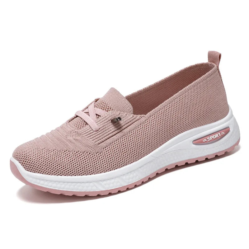 Zapatillas de Mujer Casual — Malla Transpirable, Suela Gruesa