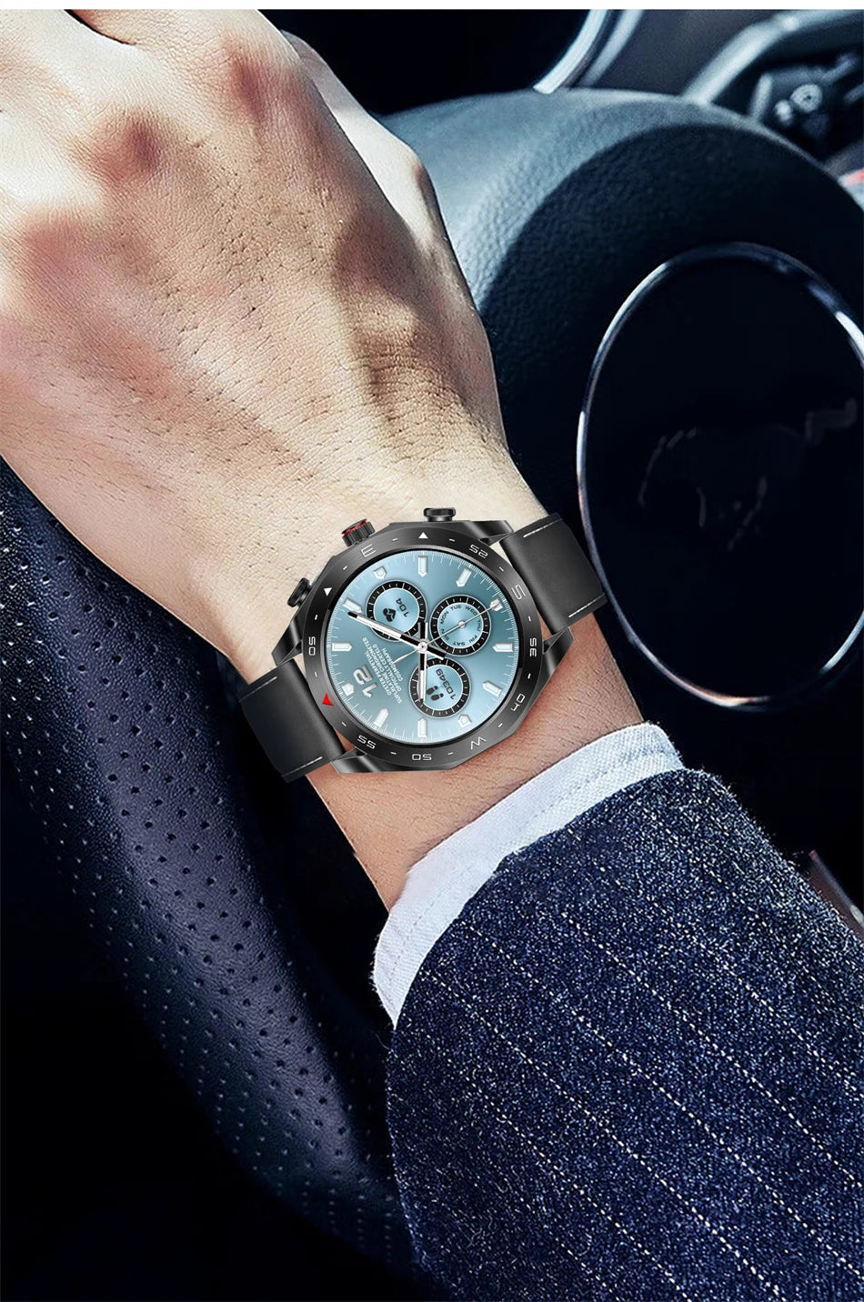 Reloj Inteligente AMOLED con Auriculares Bluetooth Incluidos