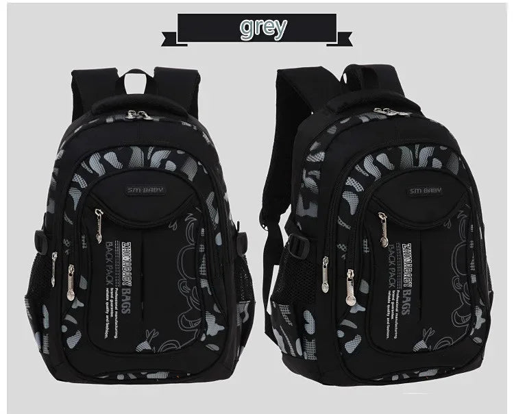 Mochila Ortopédica Impermeable para Niños de Primaria
