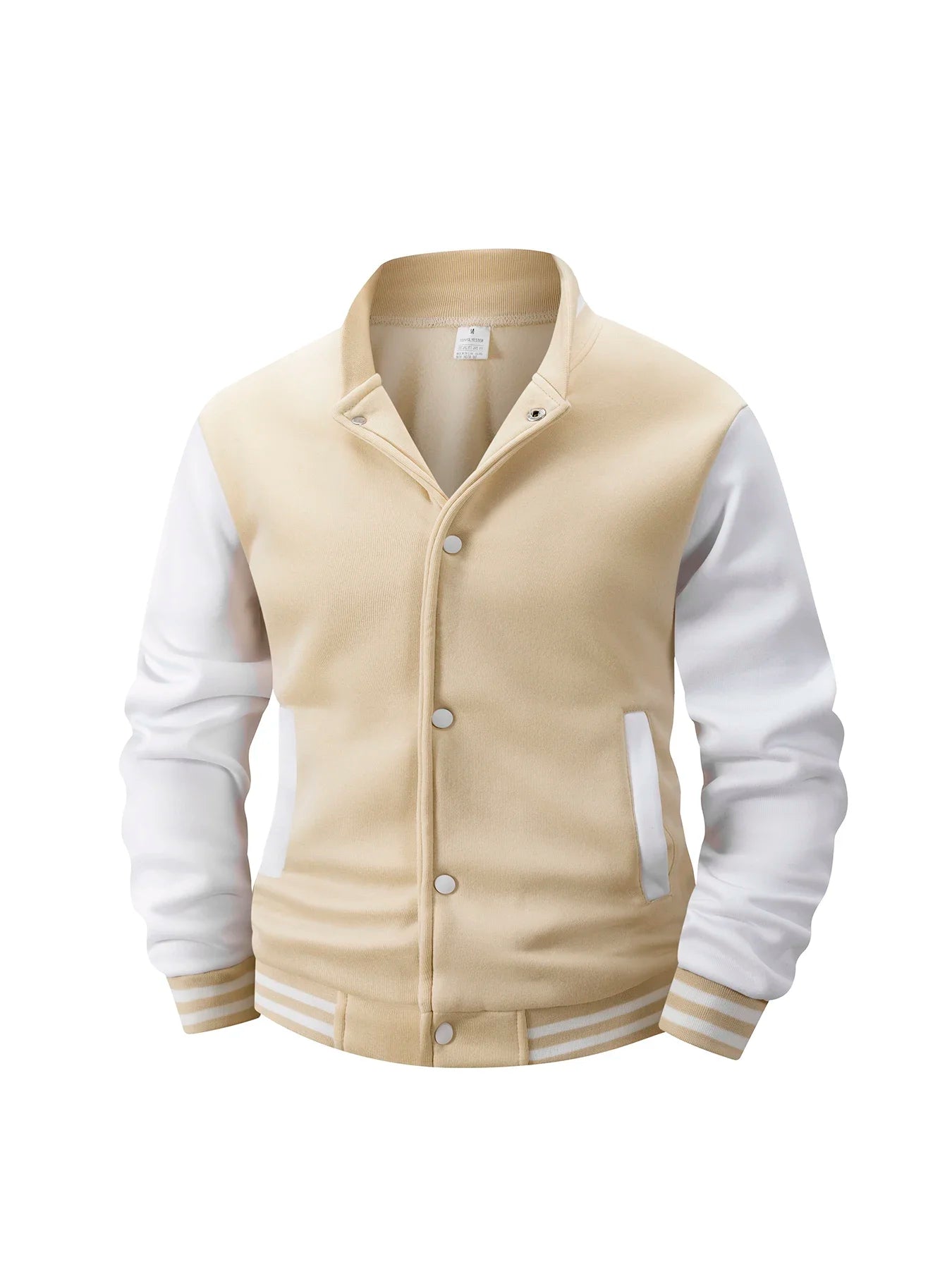 Chaqueta Universitaria de Béisbol para Hombre, Forro Polar, Retro