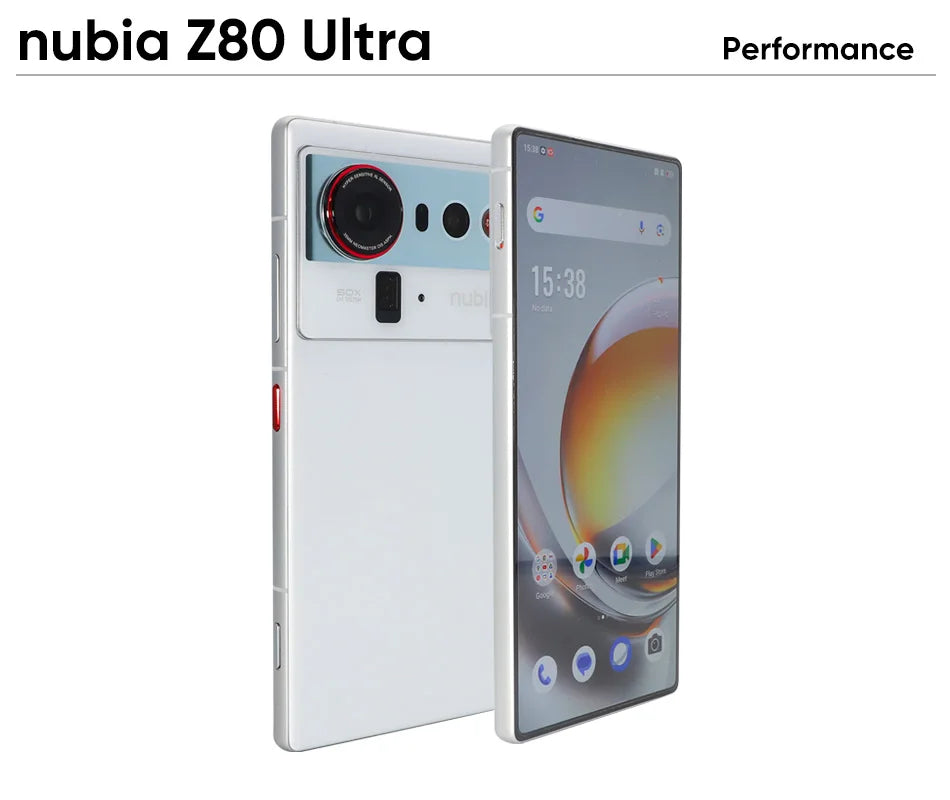 Teléfono Inteligente nubia Z80 Ultra 5G Oficial, Versión Global, Snapdragon 8 Elite Gen 5, 7200 mAh, Pantalla OLED de 6.85'' y 144 Hz, Carga Rápida de 90 W