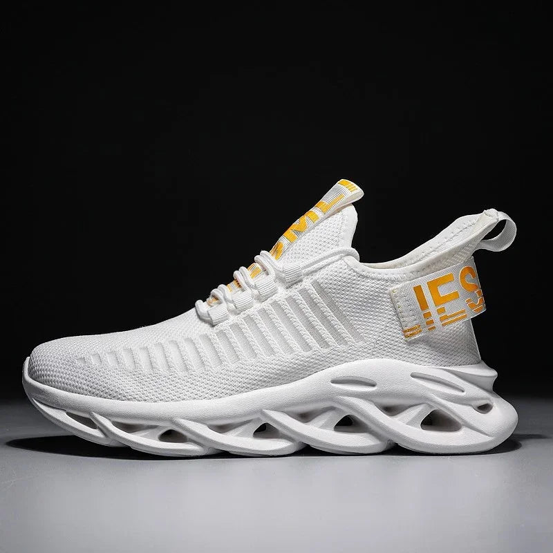 YRZL, zapatos para hombre, zapatillas cómodas, zapatillas transpirables para mujer, par de zapatos para correr, Tenis de malla, zapatos deportivos, talla 36-46, zapatillas para caminar para hombre