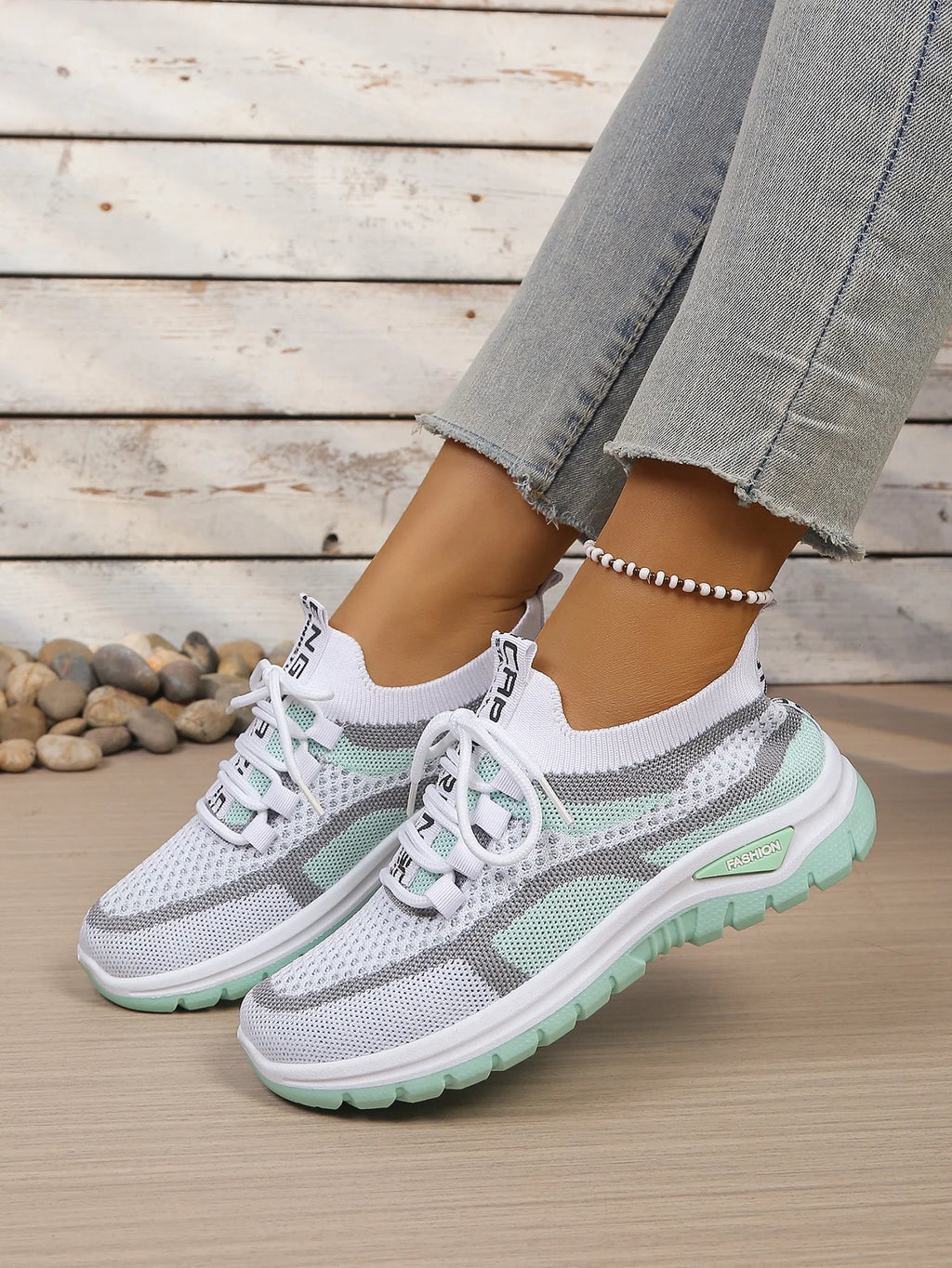 Zapatillas Informales de Lona para Mujer con Cordones