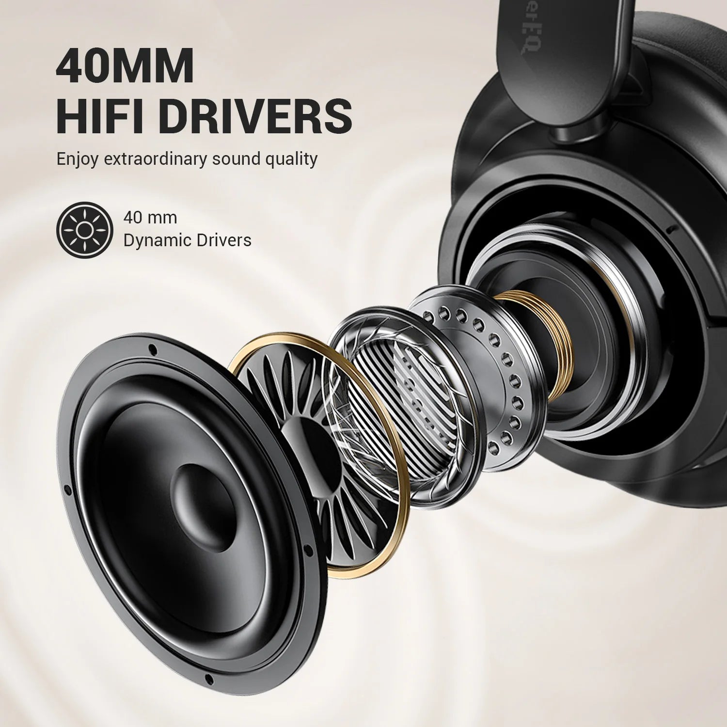 Oneodio Auriculares Bluetooth 5.3 Plegables 90H
