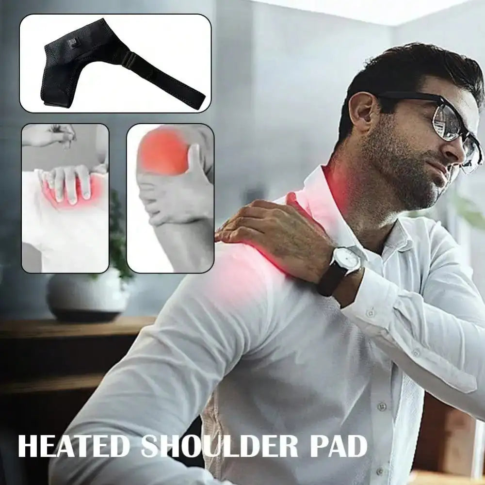 Soporte de Hombro con Calefacción Eléctrica y Masaje para Fitness