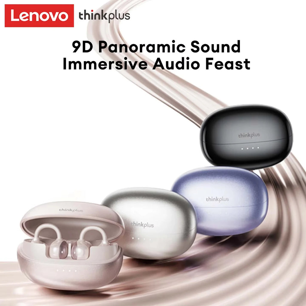 Lenovo LK6 Auriculares Bluetooth 5.4 con Clip