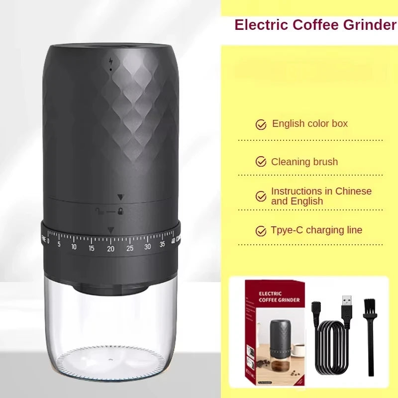 Molinillo de Café USB Portátil 40 Engranajes