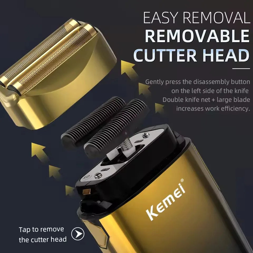 Cortadora de Pelo Inalámbrica Recargable para Hombre, Modelos KM-5083, KM-1506, KM-TX10