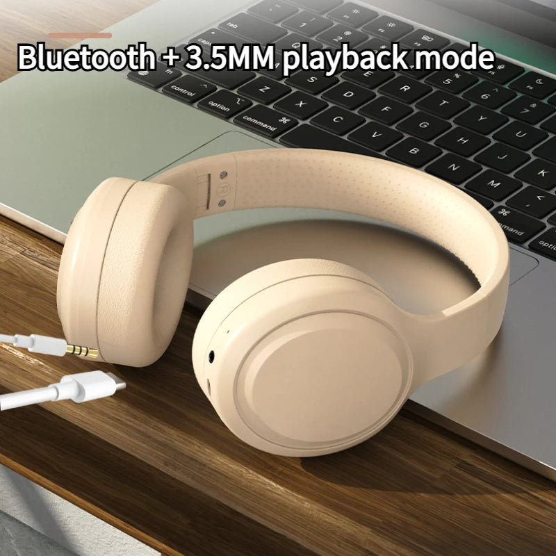 Auriculares Bluetooth 5.3 Gaming Plegables TF/AUX