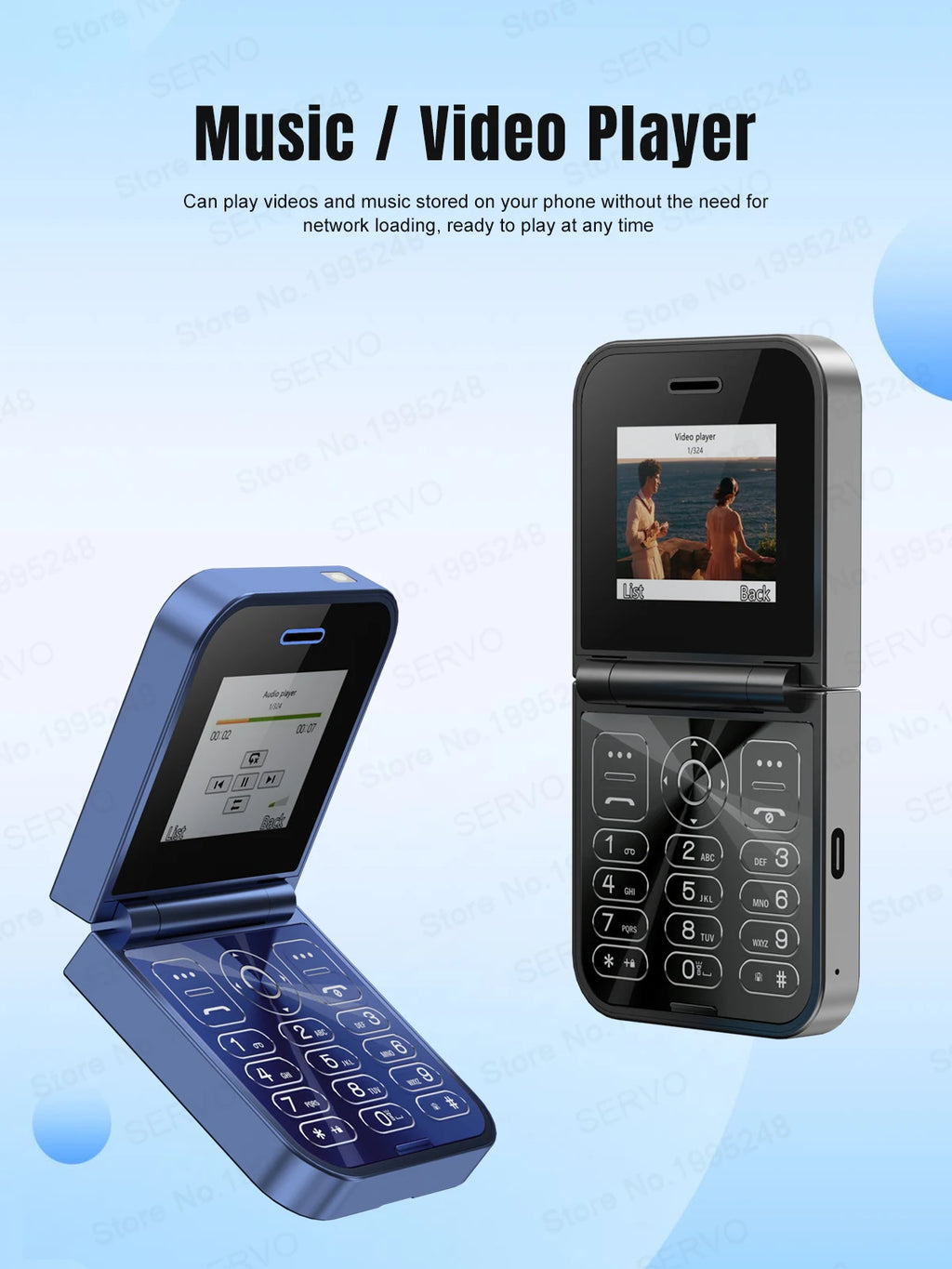 SERVO F15 Mini teléfono móvil pequeño con tapa 2 SIM en espera velocidad Dial linterna de voz mágica grabación de llamadas 2G GSM lindo teléfono móvil plegable