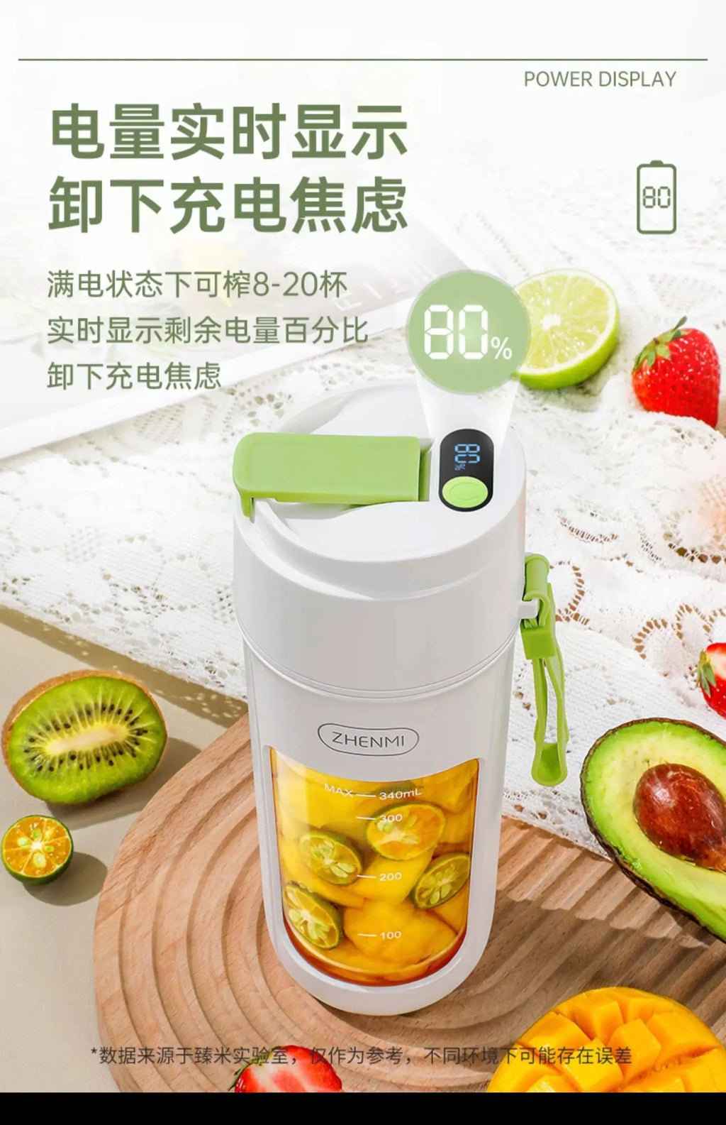 Exprimidor Portátil Inalámbrico Multifuncional para Jugos