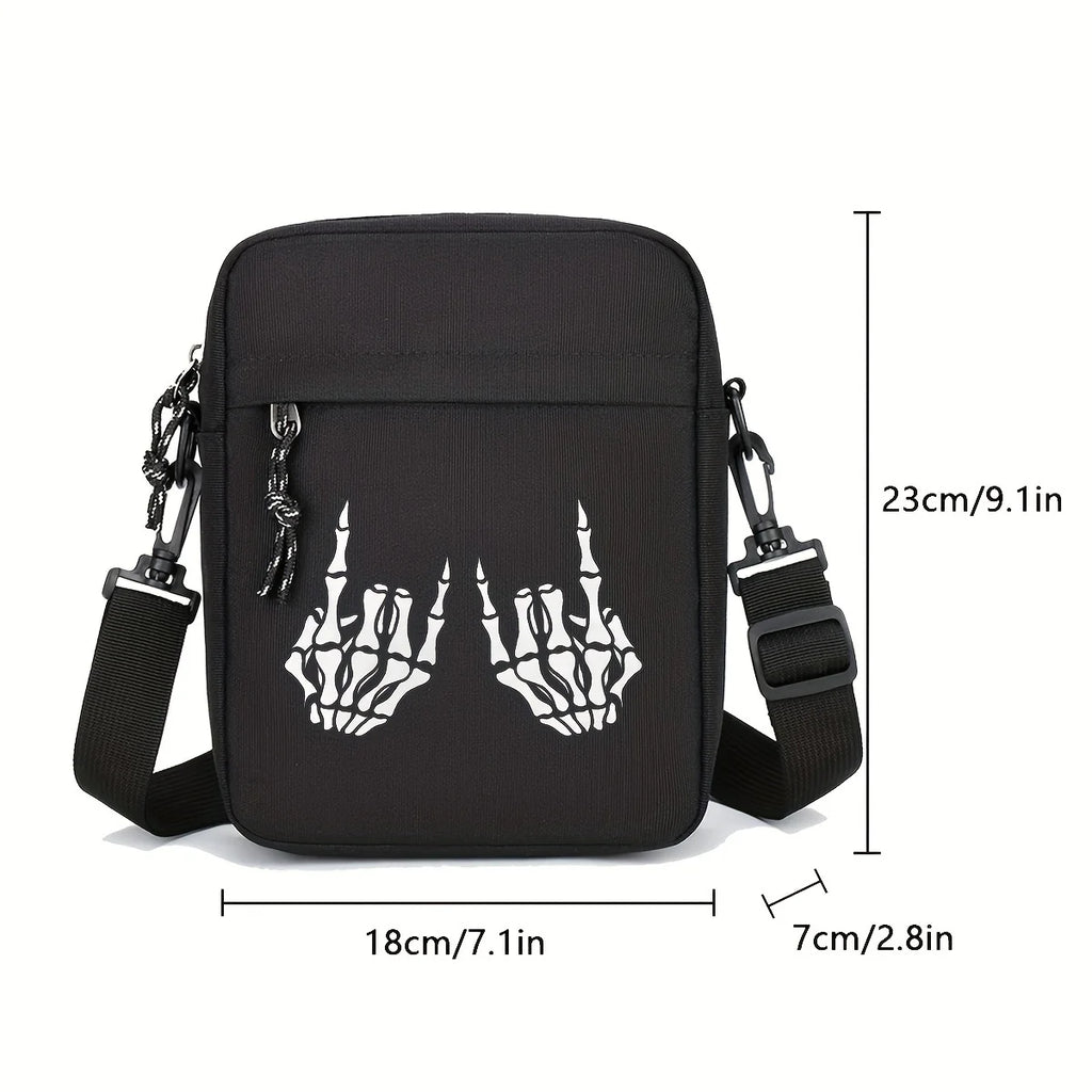 Bolso Cruzado de Lona Oxford para Hombre, Ligero y Elegante