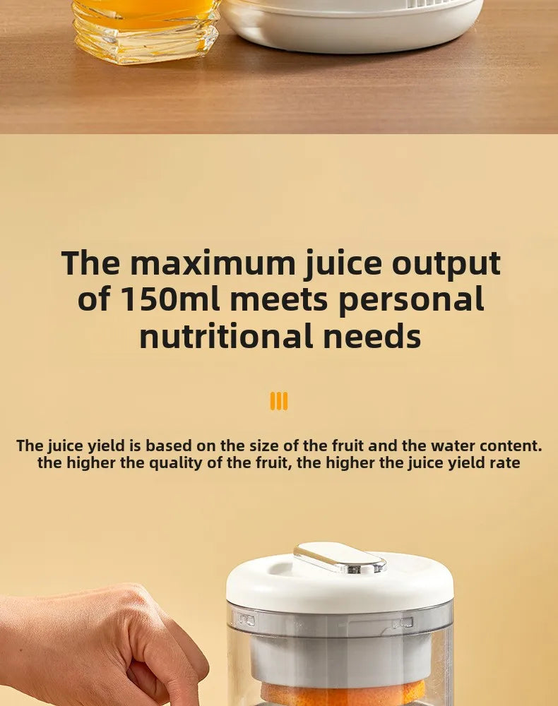 Exprimidor de Gran Diámetro con Separación de Jugo y Pulpa
