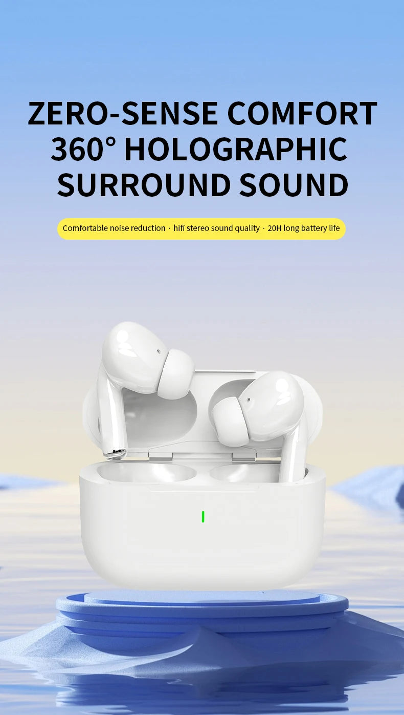 Auriculares Bluetooth TWS HiFi con Micrófono y Estuche de Carga