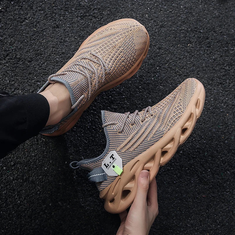 Zapatos deportivos informales de gran tamaño, zapatillas informales para hombre y mujer, nuevos zapatos impermeables para hombre, zapatos para correr ligeros, cómodos y transpirables