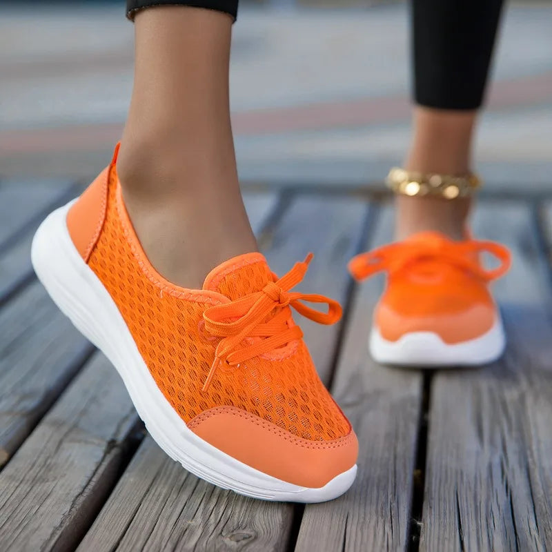 YRZL Zapatillas de deporte para mujer, zapatos informales sin cordones, malla transpirable, cómodos, suaves, mocasines clásicos para conducir, zapatos para mujer