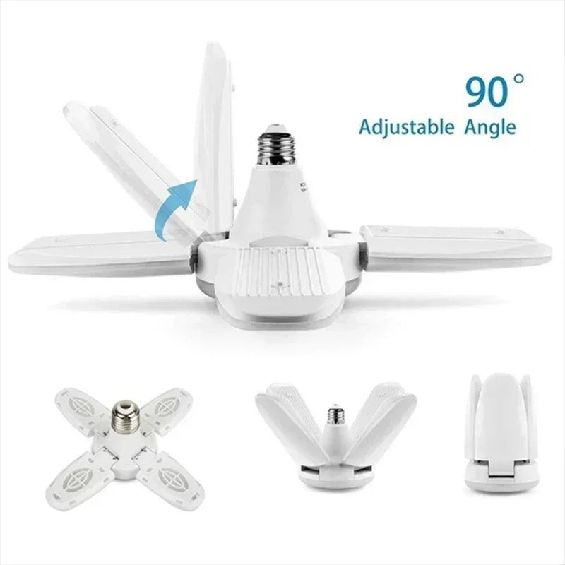 Bombilla LED Plegable 4 Cuchillas 6500K Sin Parpadeo