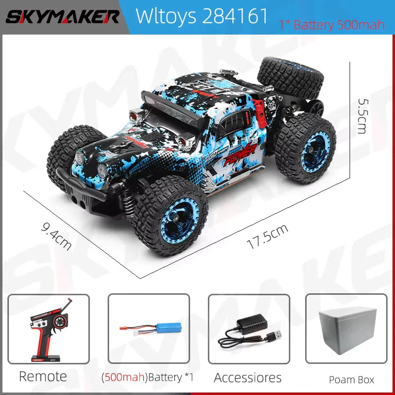 WLtoys 284161 Auto RC 1:28 4WD Alta Velocidad 30 km/h con Deriva