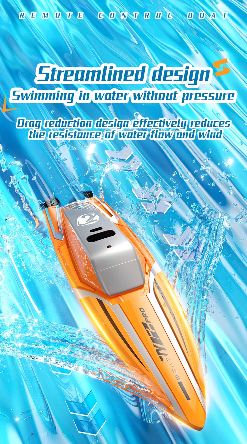 Barco RC de Alta Velocidad con Motor Dual y Control Remoto