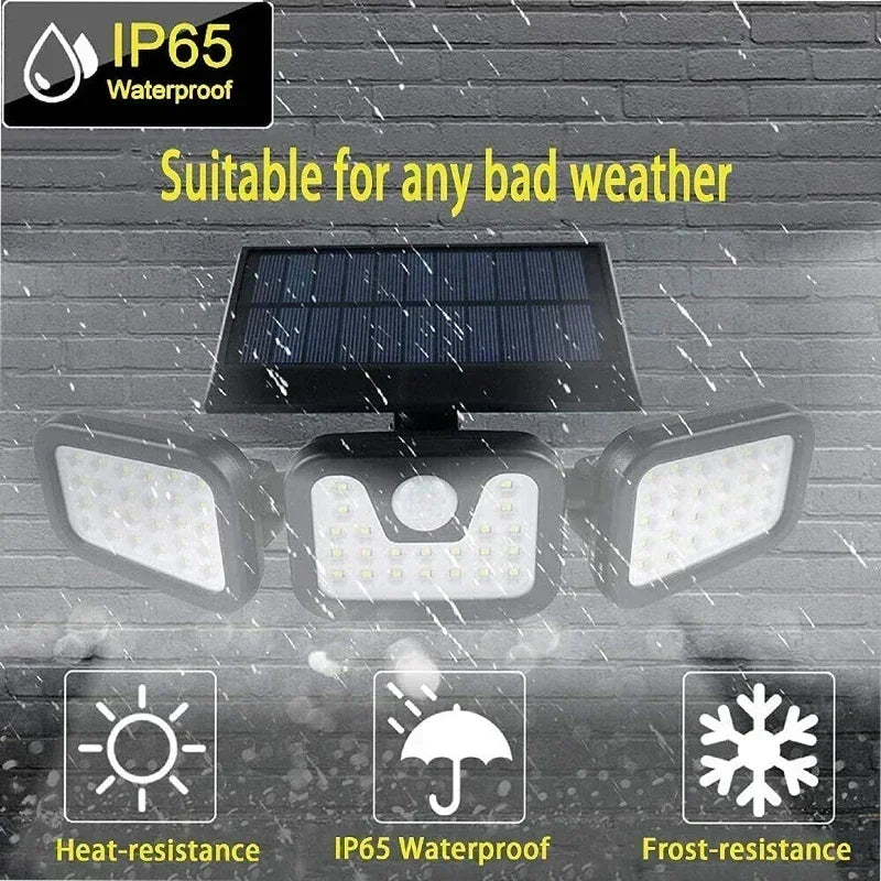 Luces Solares con Sensor de Movimiento para Exterior