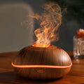 La llama del humidificador aromático puede agregar aceite esencial, pequeña máquina AromaRelax, humidificador de aire equipado con función de iluminación colorida