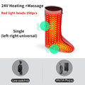 Masajeador de Piernas y Pies con Calor Envolvente, Calentador de Pies para el Invierno, Terapia de Luz Roja, Alivio para Dedos Doloridos y Adormecidos, Estimula la Circulación Sanguínea