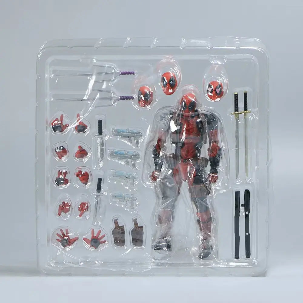 INCREDIBLE YAMAGUCHI Deadpool & Wolverine 2,0 figura de acción gris mutantes articulación móvil KAIYODO Wade modelo película juguetes para niños regalo