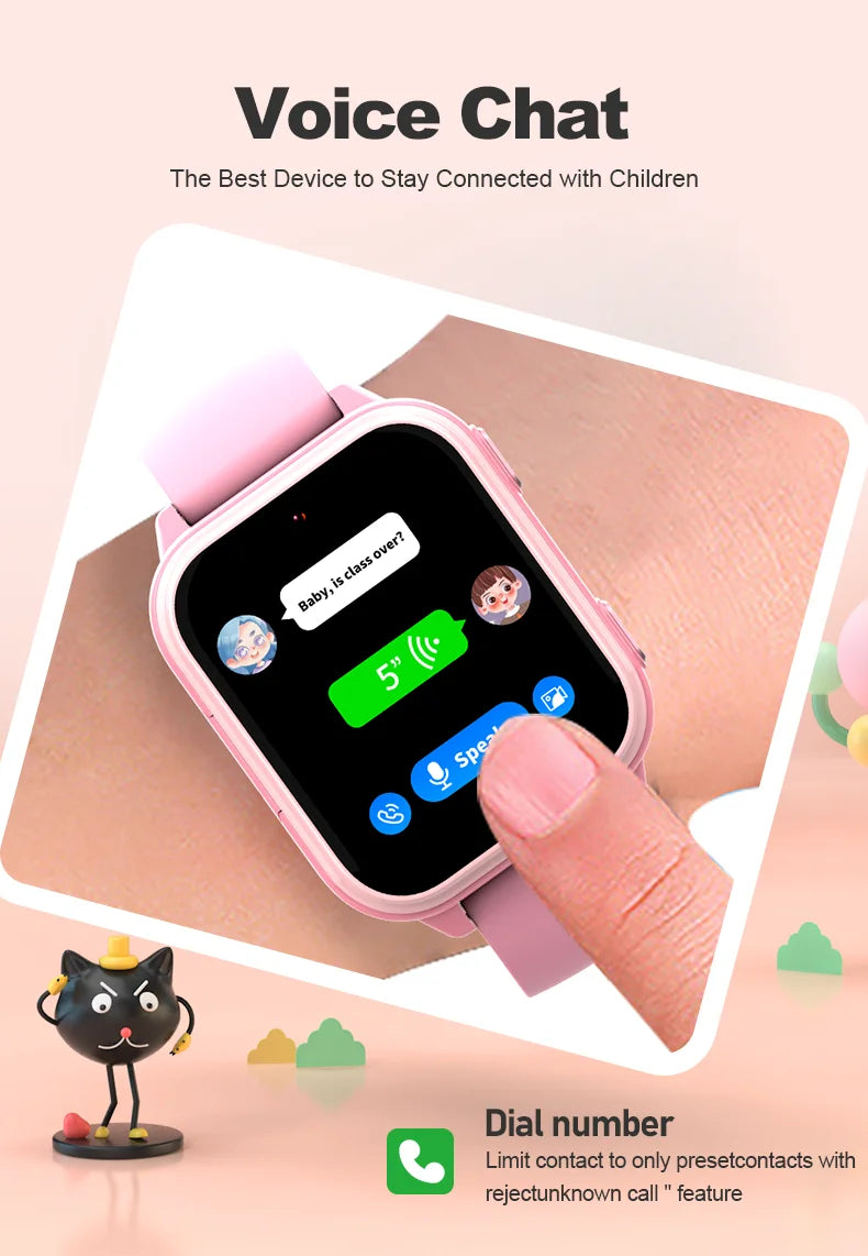 Reloj Inteligente 4G para Niños KT33 con GPS, WiFi y Videollamada