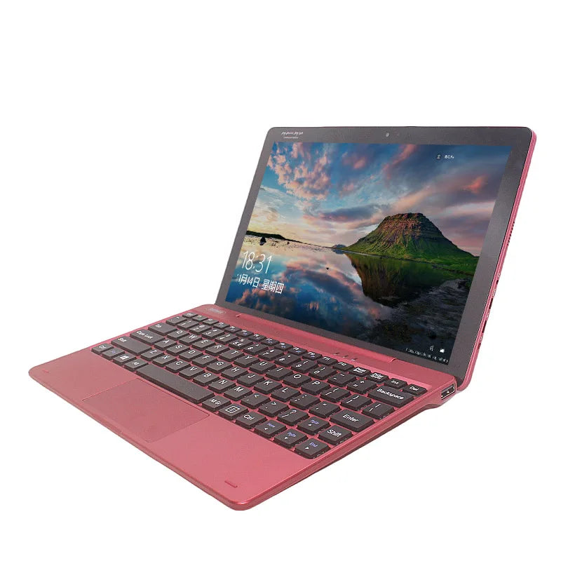 Tableta de 10,1 pulgadas con 2 GB de DDR, 32 GB de ROM, Windows 10, 64 bits, Z8350, 4 núcleos, USB 3,0, cámara dual con teclado desmontable, superventas