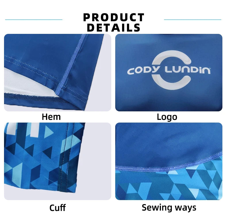 Camiseta de Compresión UV para Hombre, Surf y Natación