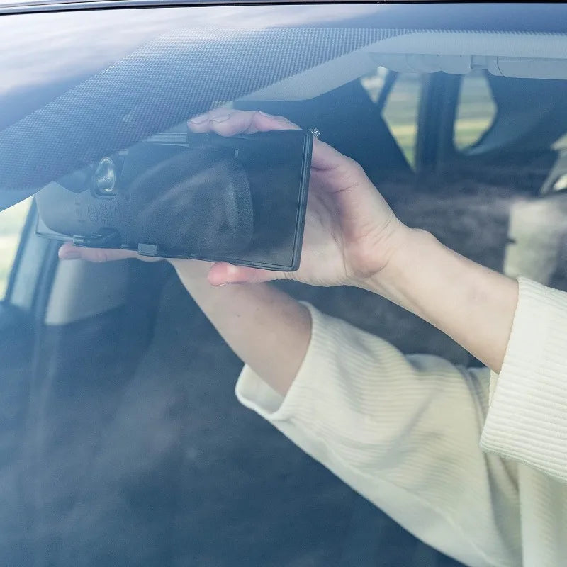 Espejo retrovisor para bebé, espejo retrovisor agrandado, vista trasera gran angular con clip, reduce eficazmente el punto ciego para coche SUV camión