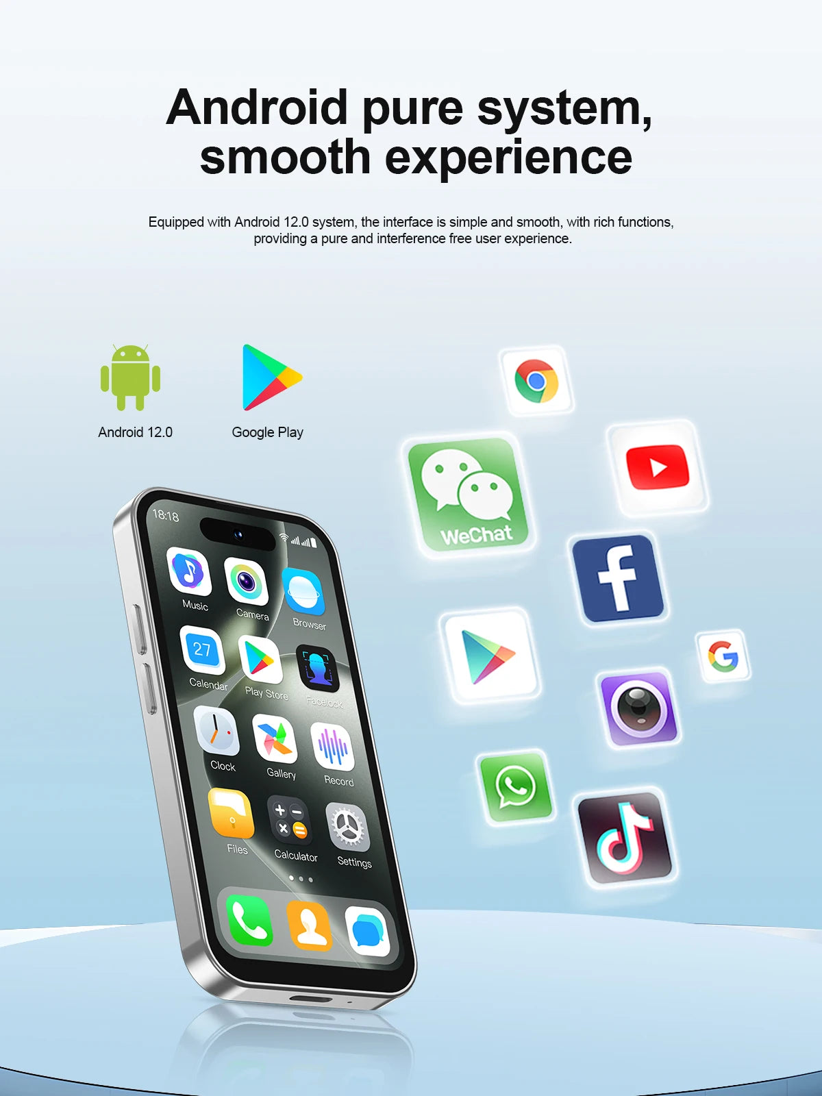 SERVO S16 Mini Android 12,0 teléfono inteligente 4G LTE 16GB/64GB Play Store WhatsAPP WiFi desbloqueo Facial teléfonos móviles de bolsillo pantalla de 4,0"