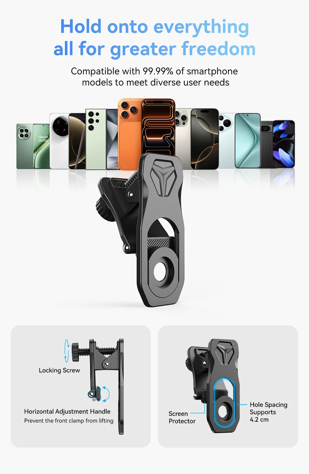 Lente Zoom Telescopio HD 5x-10x APEXEL para Smartphones