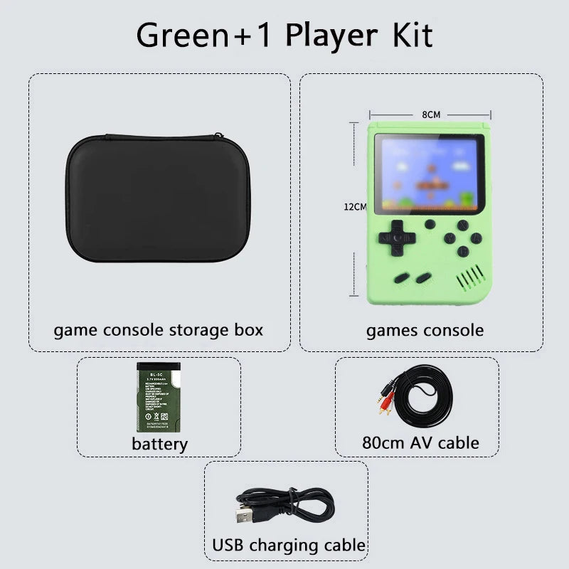Consola de Juegos Portátil con 500+ Juegos, Emulador Retro, Conecta a TV