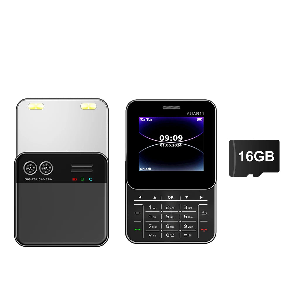 Teléfono SERVO AUAR11 Dual SIM 2G GSM Pantalla Giratoria 2.4"