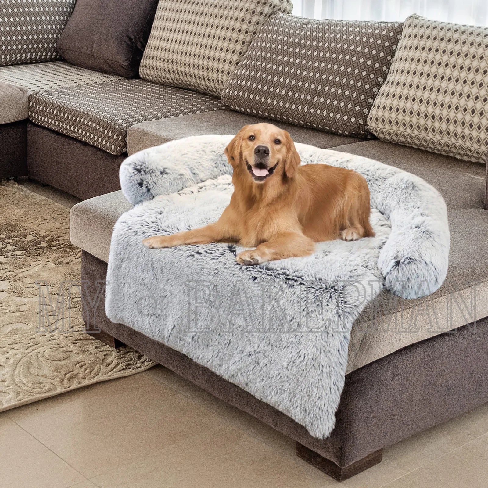 Cama Sofá para Mascotas Lavable con Nido Cálido