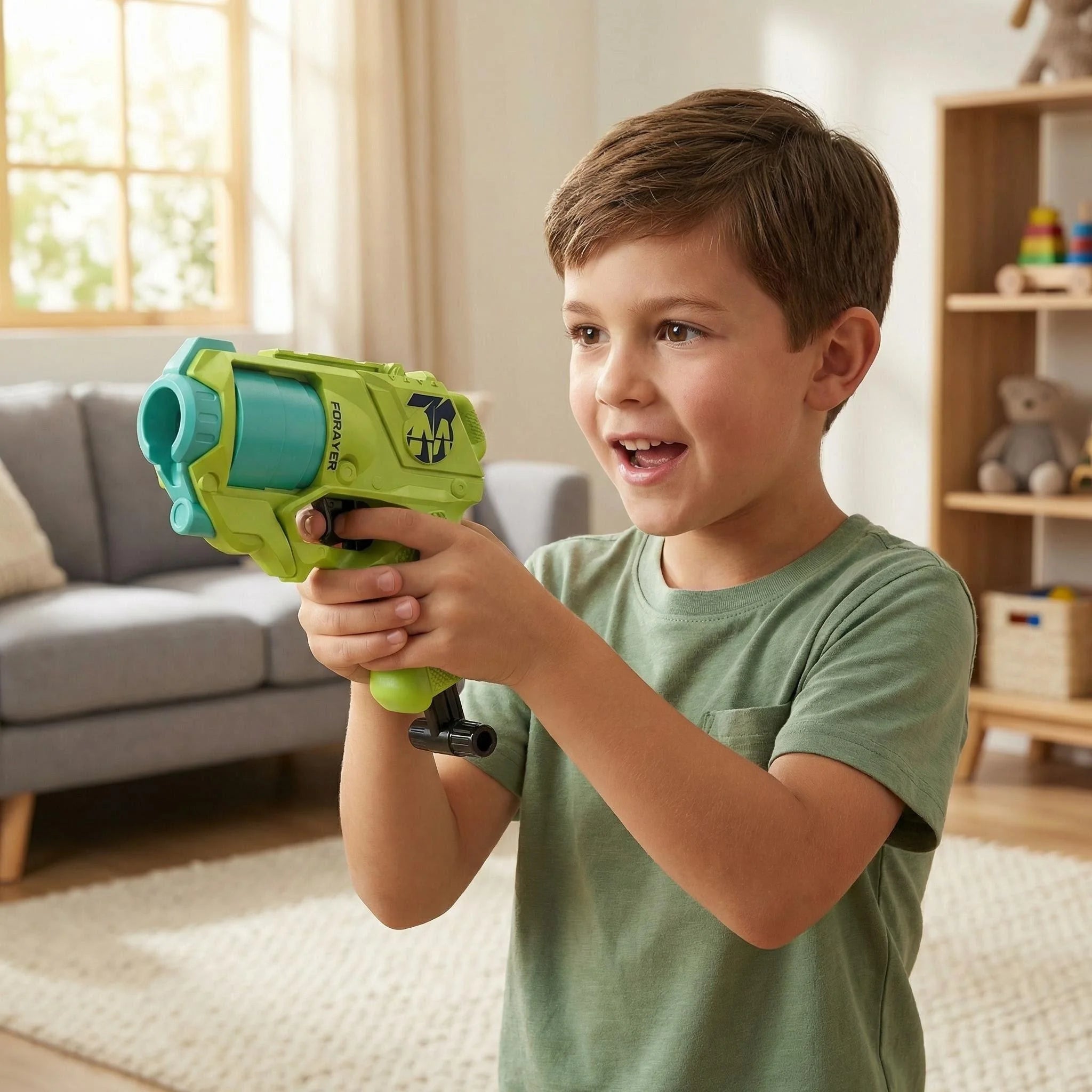 2026. Pistola de Juguete de Espuma Segura con Balas Blandas, Set Divertido para Niños, Juego de Disparos Interior/Exterior, Pistola para Jardín de Infantes, Regalo Educativo y de Entrenamiento
