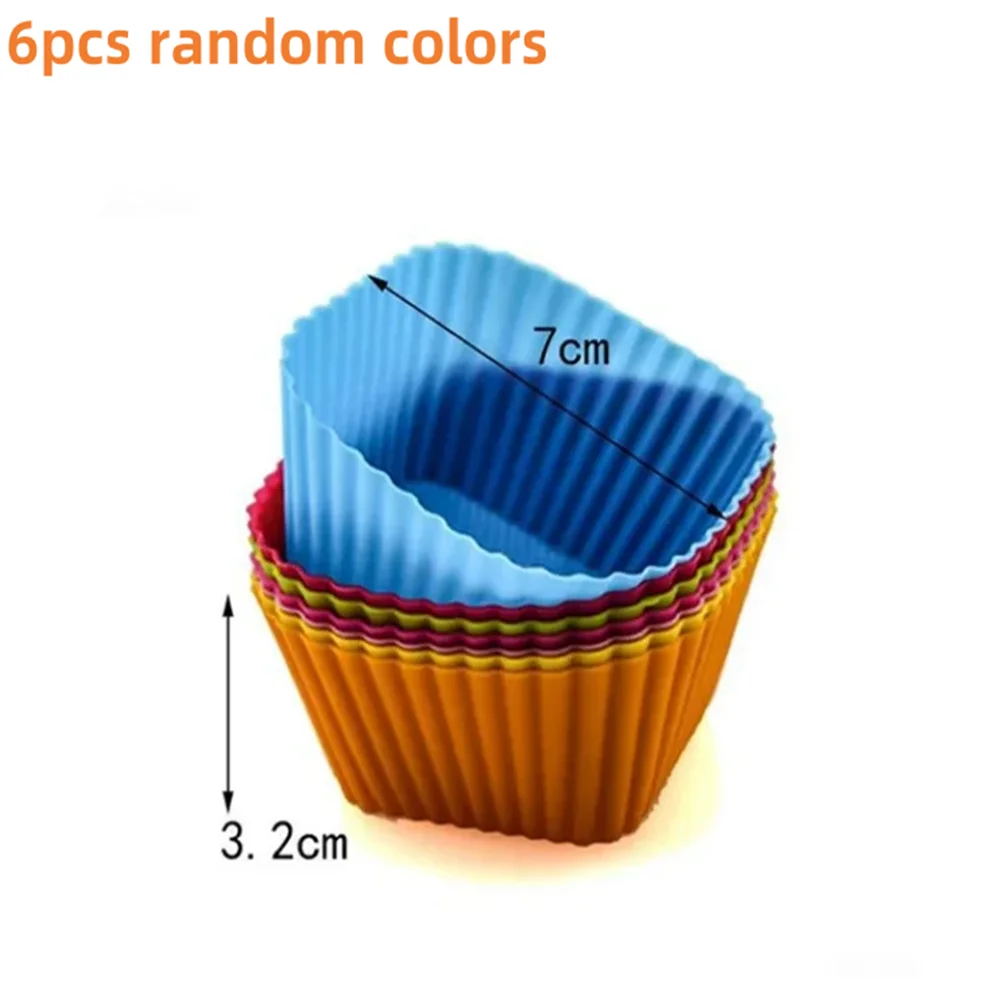 Molde de Silicona para Pastel y Muffins Colorido